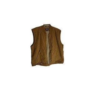 Smiths Work Wear Sherpa lined Vest sz XL Brown/Khaki Very Warm